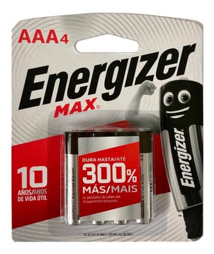 Pila Energizer Alcalina AAA Blister X4 1.5V 