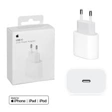 Cargador Rapido Certificado Para Iphone 20w Blanco