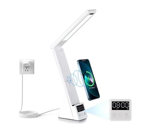 Velador Led con Carga Inalambrica 15w Pronext Blanco