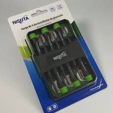 kit de destornilladores de precision de 6 piezas nisuta 