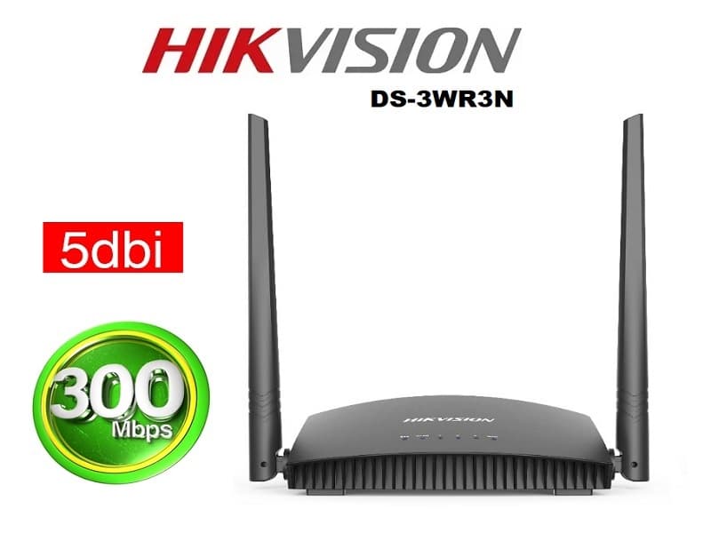 Router Inalambrico Hikvision 300 Mbps WR3N
