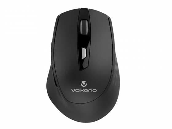 Mouse Volkano Chrome Series 2.4Ghz Wireless Ergonomic - NEGRO/BLANCO