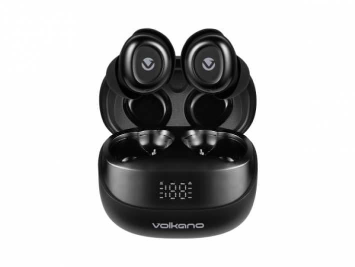 Volkano Aspen True Wireless Earphones - Black