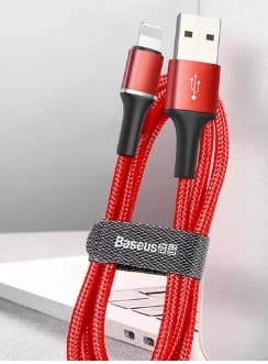 Cable USB a Lighting Baseus 2.4A 1M 