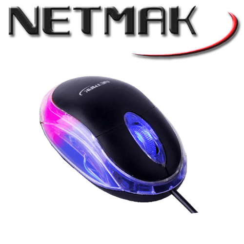 Mouse USB Luminoso Netmak (NM-M01)