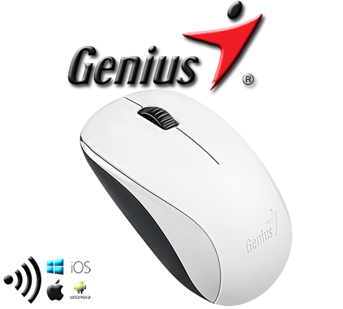 Mouse inalambrico Genius NX 7000 Blanco