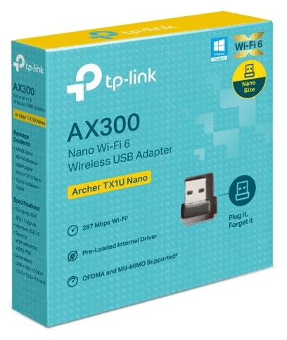 Placa de Red USB 3.0 TP-LINK Adapter AX300 Wi-Fi 6
