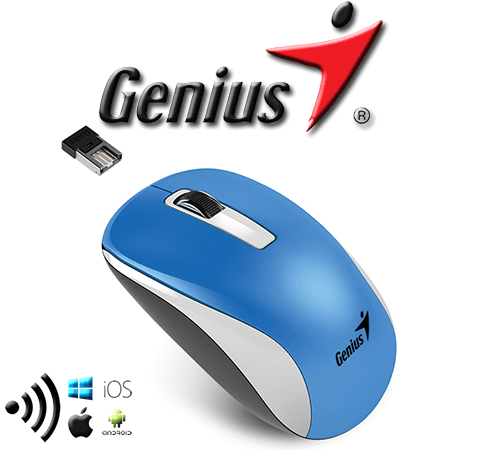Mouse Inalambrico Genius NX 7010 Azul