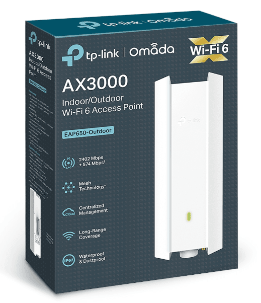 EAP650-OUTDOOR AX3000 DUAL BAND WIFI 6 AP - MESH