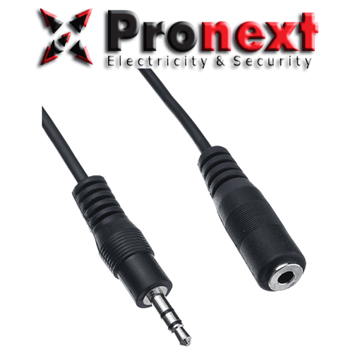 Cable Audio extension 3.5 M-H 1.80 Mts Pronext