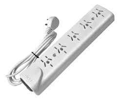 Zapatilla TRV 5 Modulos C/ Interruptor 1.5 Mts