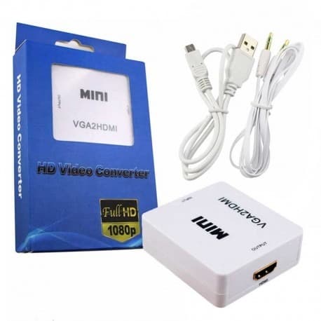 Conversor VGA in + Audio a HDMI out (VGA2HDMI) 09-031B