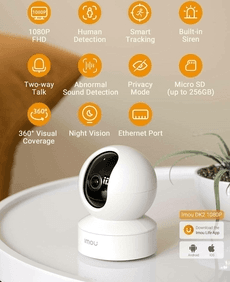 Camara IP Indor 2mp 1080p Imou