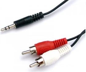 Cable Audio 3.5 a 2 RCA 3 Mts Pronext