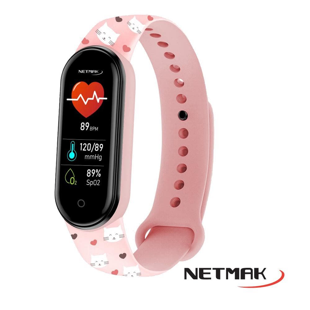 Reloj Smart Kids Bluetooth Netmak Rosa (NM-KIDS-P)