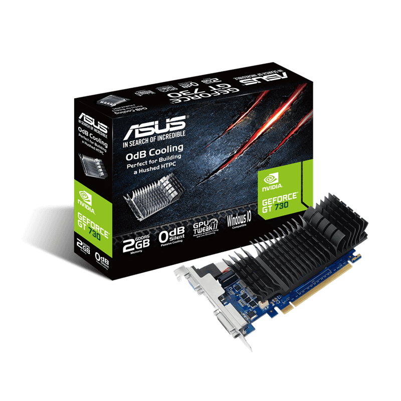 Pci-e 2 Gb Geforce GT 730 GDDR5 Asus (GT730-SL-2GD5-BRK)