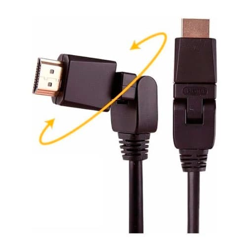 Cable HDMI M/M OneBox 360º 3D y 4K 1.8Mts (OB-360-1.8M)
