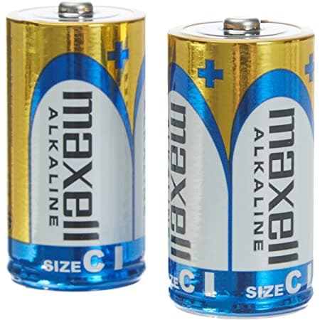 Pila Maxell Alcalina C Blister x2 1.5V (C-2BP)