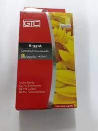 Cartuchos alternativos para HP 951 xl amarillo GTC