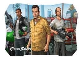 Mouse Pad Gamer GTA 35x25cm