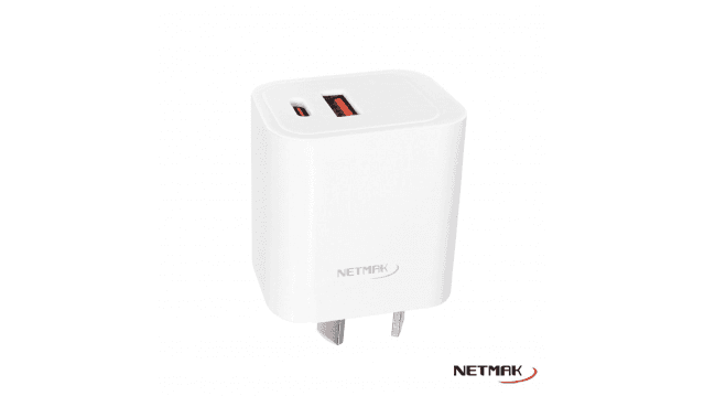 Cargador Doble Qc Usb + Pd Usb-C 20W
