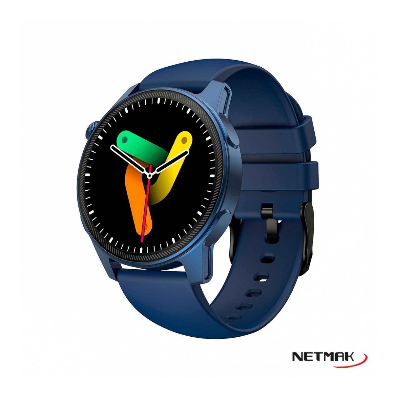 Smartwatch Bluetooth 1.43" 5.3 Netmak Azul