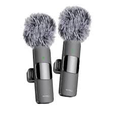 Microfono Inalambrico Corbatero  X2 Profesionales Netmak 