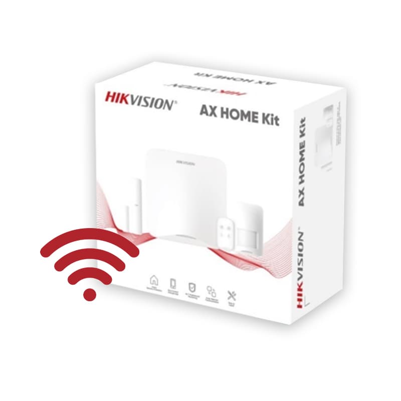 KIT ALARMA AXHOME HIKVISION WIFI | PIR | CONTROL | MAGNETICO | MONITOREABLE