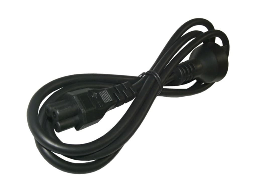 Cable alimentacion tipo trebol para notebook