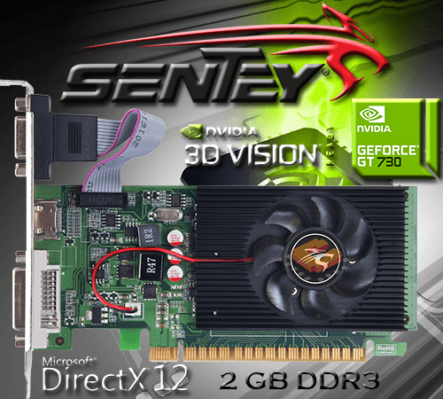 Pci-e 2 Gb Geforce GT 730 DDR3 Sentey