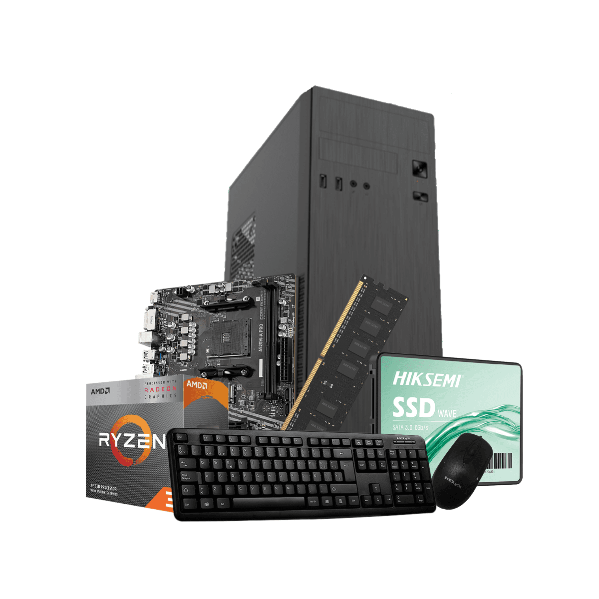 Pc Kelyx AMD Ryzen 3-3200G 8G SSD 240Gb