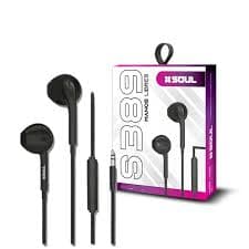 Auricular Manos Libres Stereo C/Corte SL 3.5mm S389 Negro