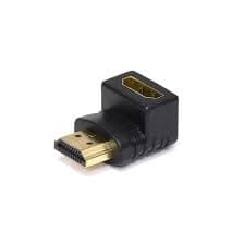 Adaptador HDMI Hembra a HDMI Macho Codo 90° 