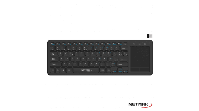 Teclado Inalambrico Smart Tv con Touch Netmak 