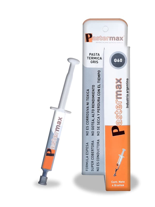  Grasa Siliconada Jeringa G60 Gris Pastermax 4 Grs