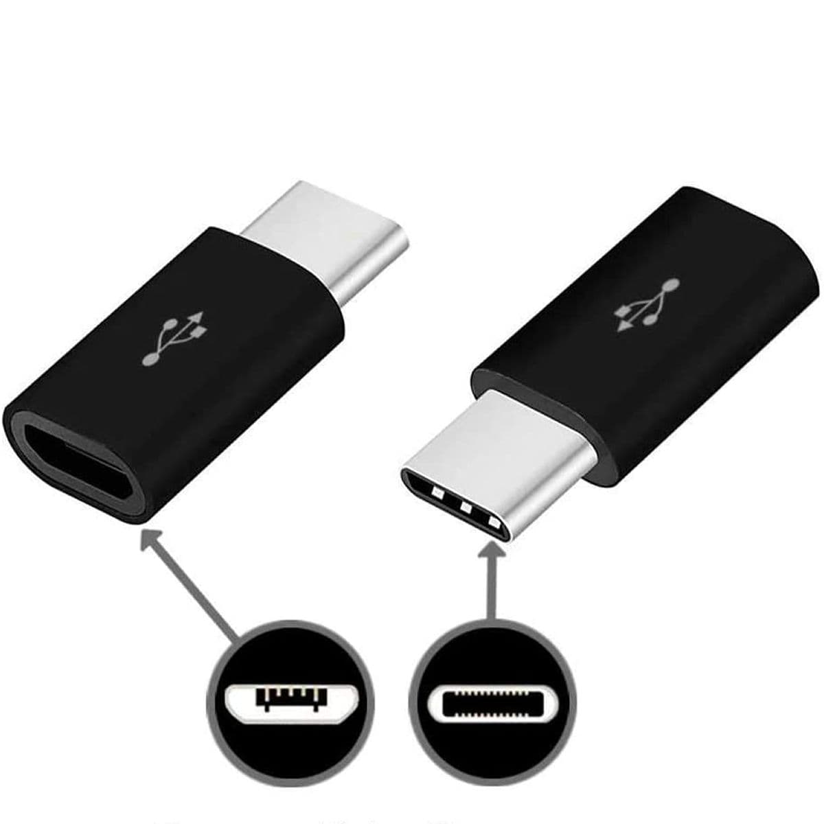 Adaptador Tipo-C M a Micro-USB H netmak 