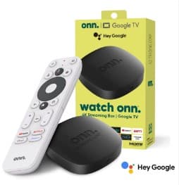Onn 4K UHd Streaming Box Google Tv 8gb 2 Gb Ram