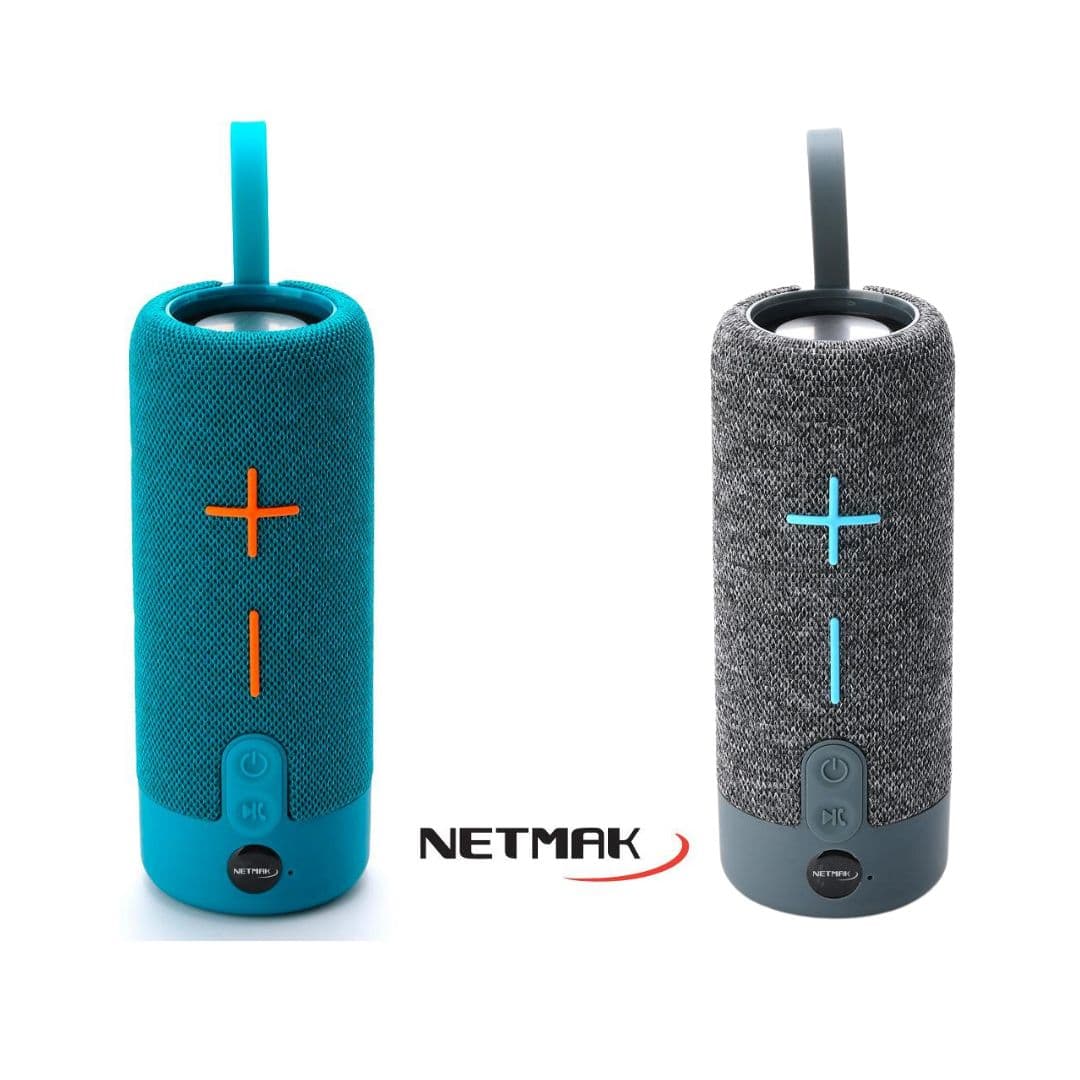 Parlante Bluetooth 5.0 Netmak 10W (NM-UP) Nar/Gris