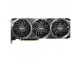Placa de video Nvidia MSI Ventus GeForce RTX 30 Series RTX GEFORCE RTX 3080 VENTUS 3X OC OC Edition 12GB