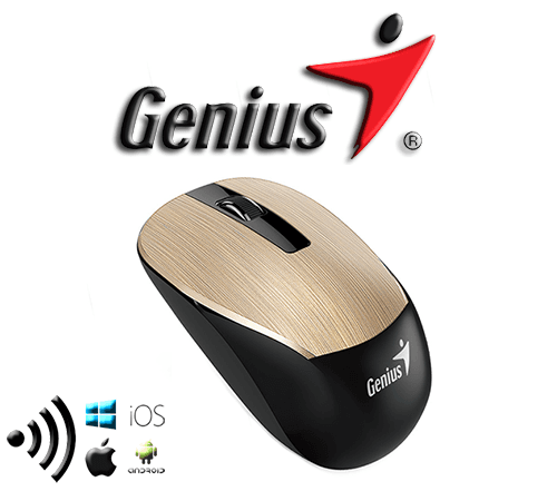 Mouse Inalambrico Genius NX 7015 dorado
