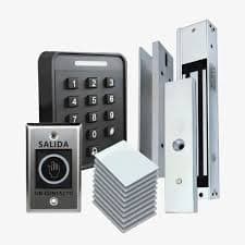 Kit IP ZKTEKO SA400 + tarjeta +boton+ cerradura s/F KIT SA40