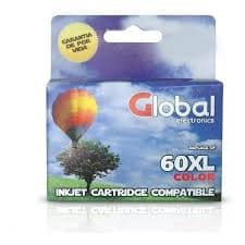 CARTUCHO ALTERNATIVO PARA HP 60 XL COLOR GLOBAL