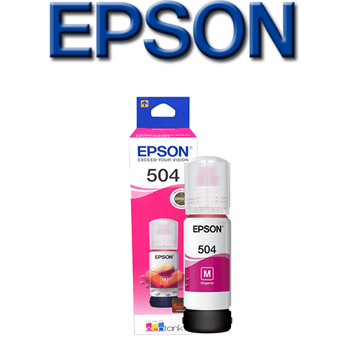 Botella EPSON 504 x 70ml L4150 / L6191 Magenta (T504320-AL)