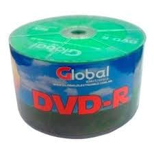 Dvd Virgen Global Dvd-r 8x 4.7gb 50 Unidades