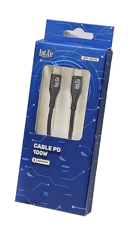 Cable USB-C 1m 100W Int.Co