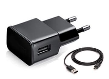 CARGADOR USB 5V 2A KOLKE NEGRO / BLANCO CABLE MICRO 1.8 MTS (023544)