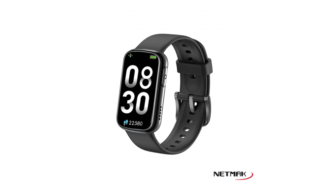 Smartwatch Bluetooth 5.3 Netmak Negro